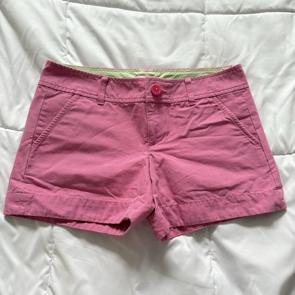 Women's Pink Casual Cotton Shorts